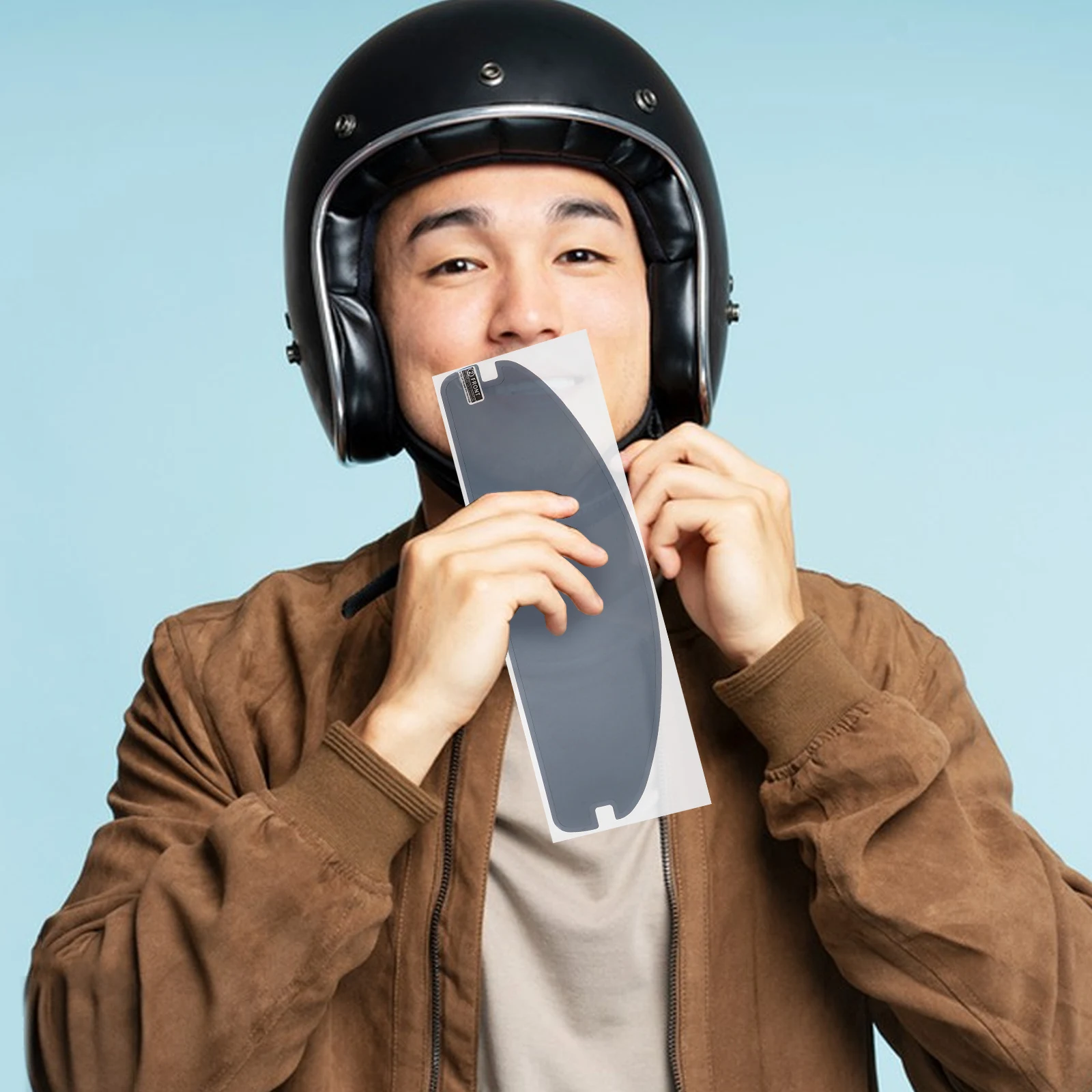 

Rainproof Film Anti-uv Scratch Fog Sun Visor Waterproof Cover Motorcycle Shield Lens Accessories Riding Parts