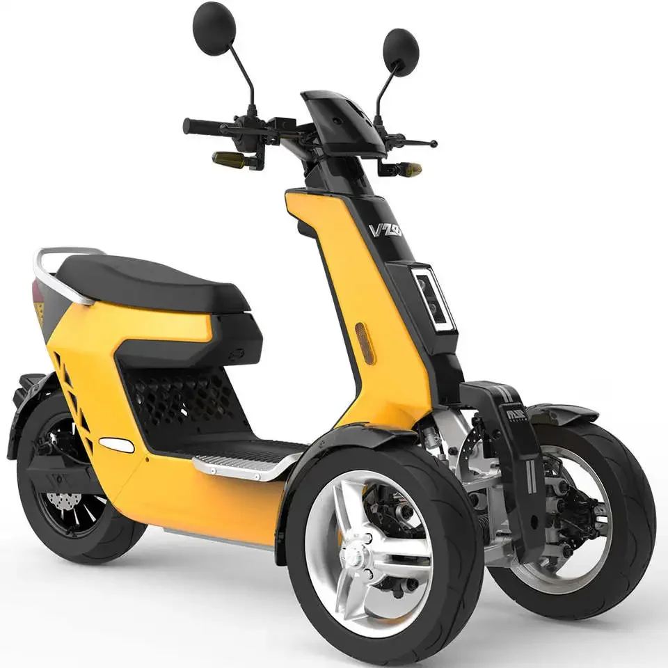 72V EEC Certification Outdoor Sport Electric Tricycle Motorcycle Scooter with 3 Wheel for Adult