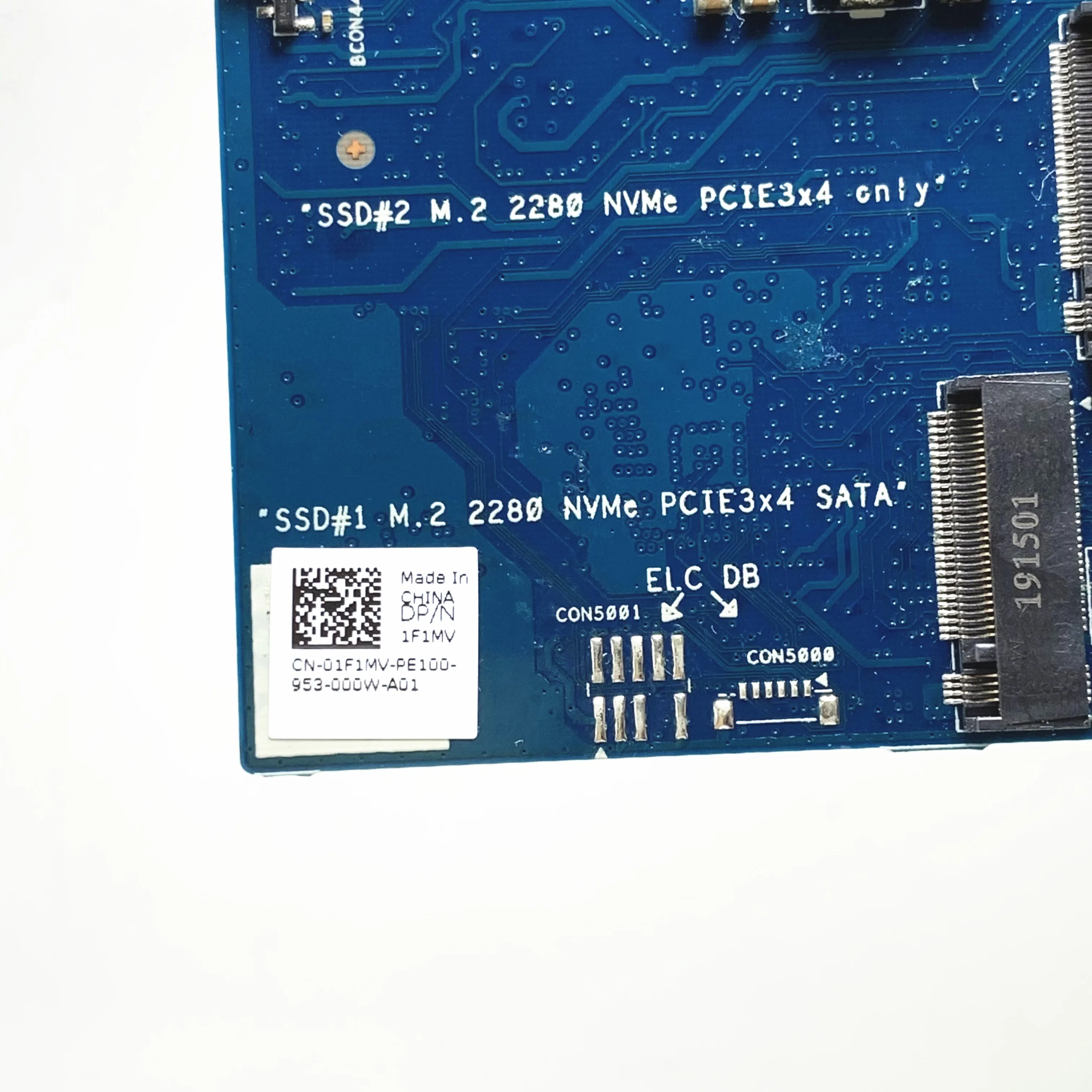 

CN-01F1MV 01F1MV 1F1MV For Dell Alienware m15 m17 Laptop Motherboard With SR3YY i7-8750H CPU N18E-G1-KD-A1 RTX2060 100%Tested OK