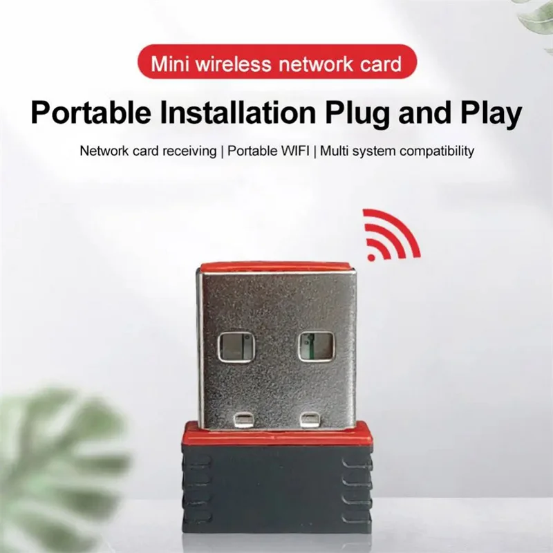 Instant WiFi Connectivity! 150Mbps USB WiFi Dongle, REALTEK 8188 Wireless Adapter With Antenna For Laptop PC