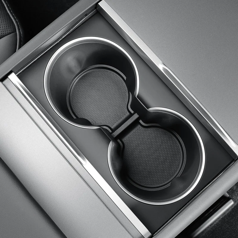 

2023-2025 Tesla new Model 3/Y central control non-slip water cup cushion storage coaster interior