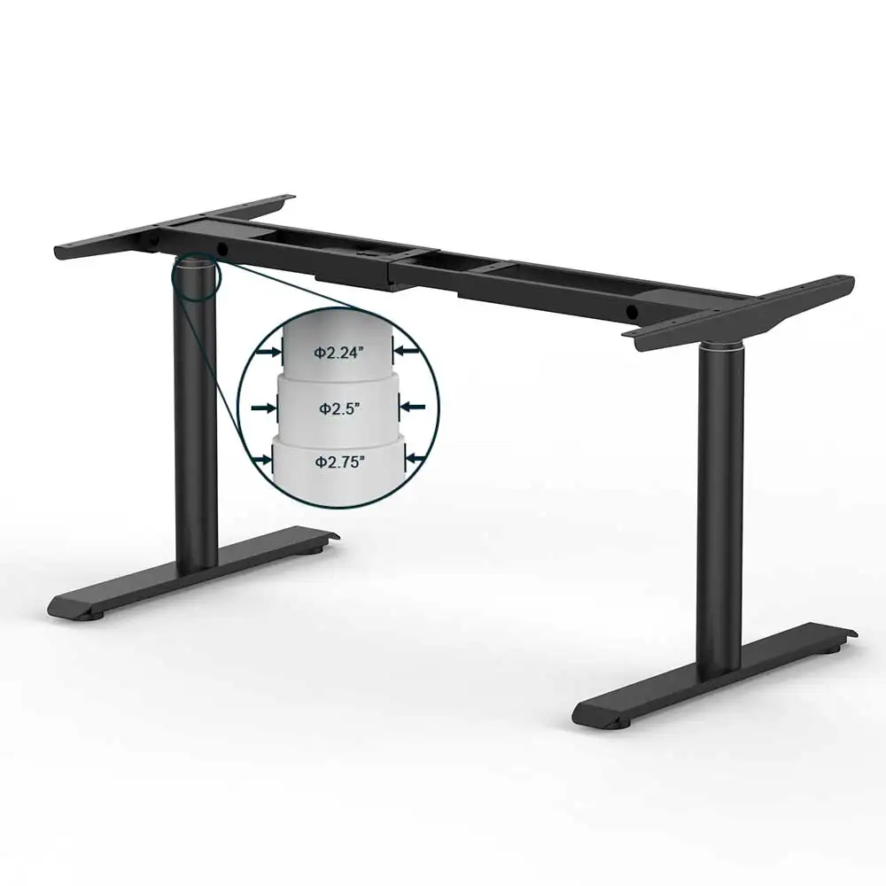 Ergonomic Modern Metal Raising Lift Table Legs Automatic Remote Height Adjustable Table Legs Electric Standing Desk