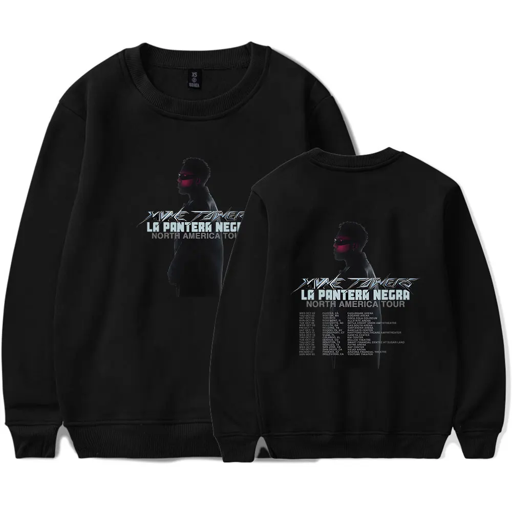 Myke Towers 2024 Tour Crewneck Sweatshirts Women Men Long Sleeve Fashion Pullover Clothes