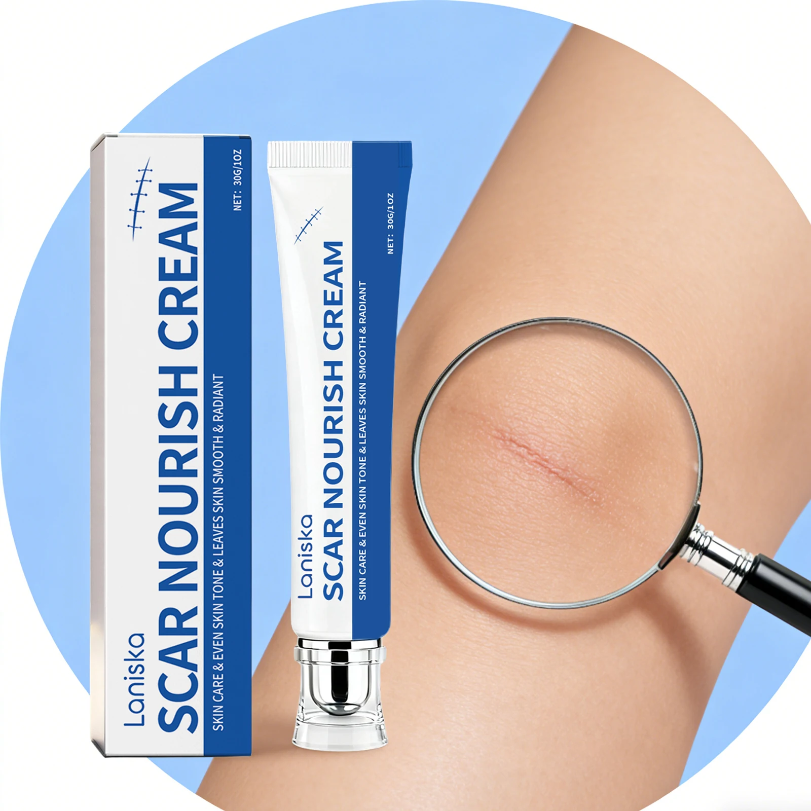 Scar Nourish Cream Fade-Out Skin Marks Even Skin Tone Scar Repairing Ointment Deep Hydration Nourishing Smoothing Body Skin Care