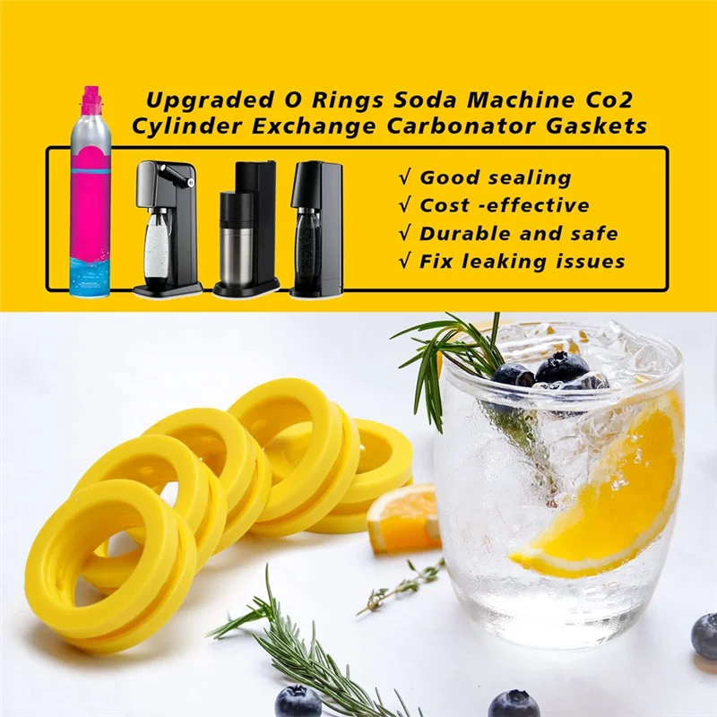 A05G-3 Stuks O Ring Frisdrank Machine Marker Uitwisseling Seal Set Pakkingen Voor DUO Terra ART Quick Connect CO2 Cilinder pakkingen Ring