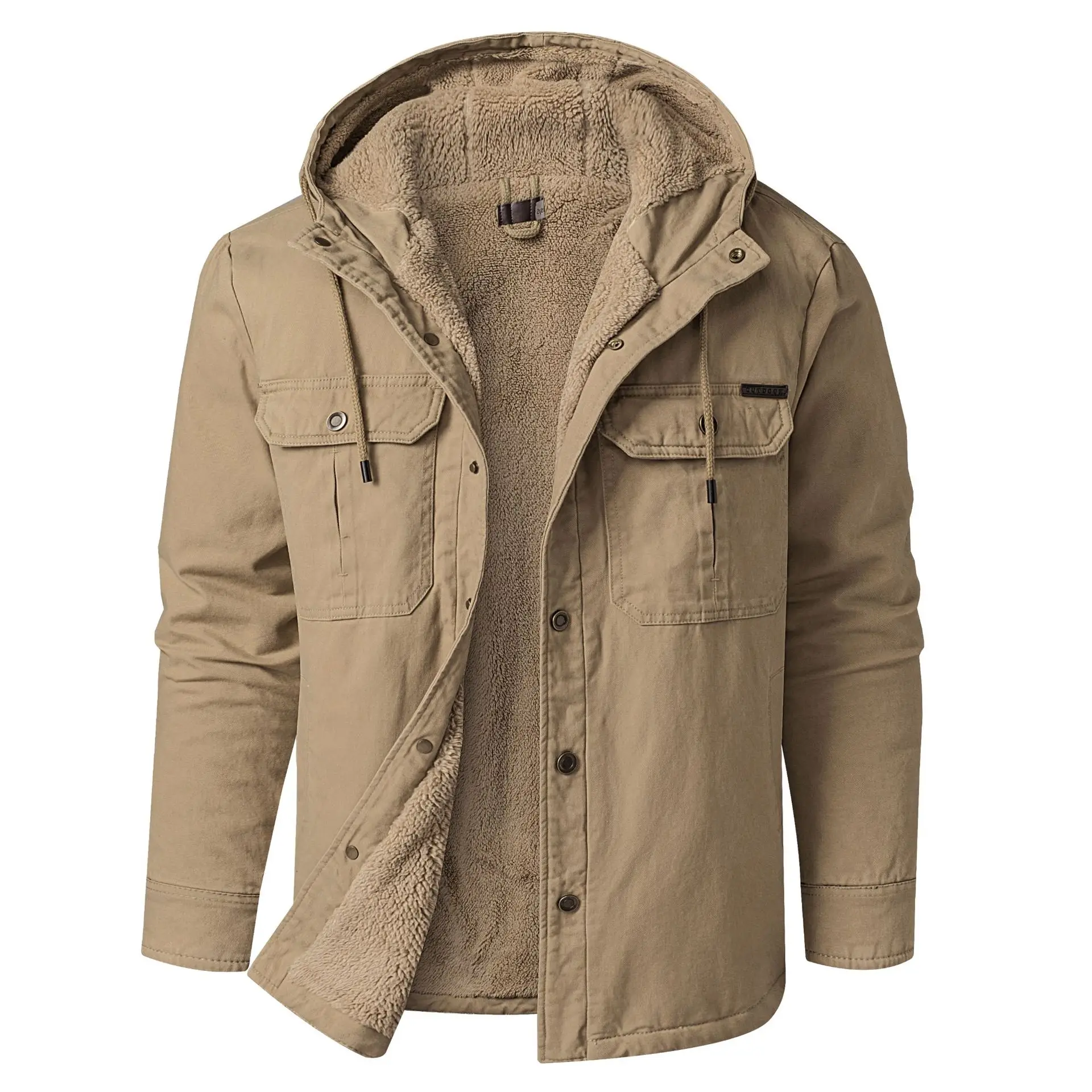 Chaqueta Invierno Vintage Hombre Felpa - alternate angle