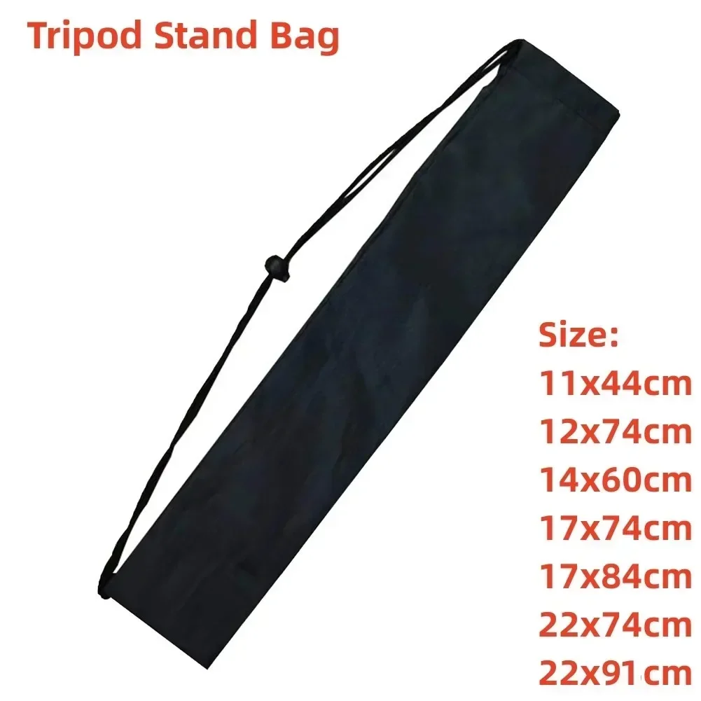 Portable Oxford Cloth Drawstring Bag Space Saving Storage Solution For Speakers Stand Mic Stand Lighting Stand Black