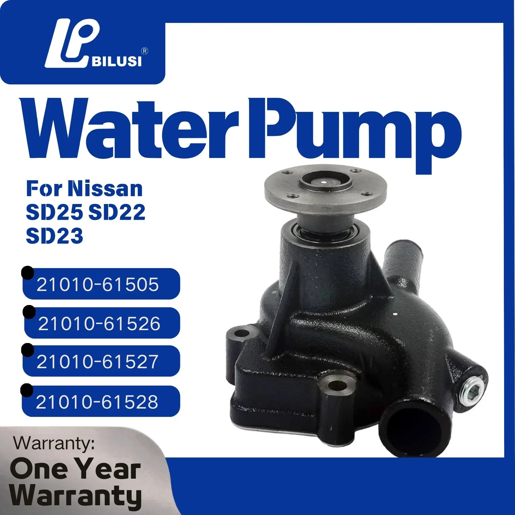 

Водяной насос BILUSI SD22 SD23 SD25 для Nissan 21010-37526 21010-61504 21010-61505 21010-61526 21010-61527 21010-61528 21010-37504