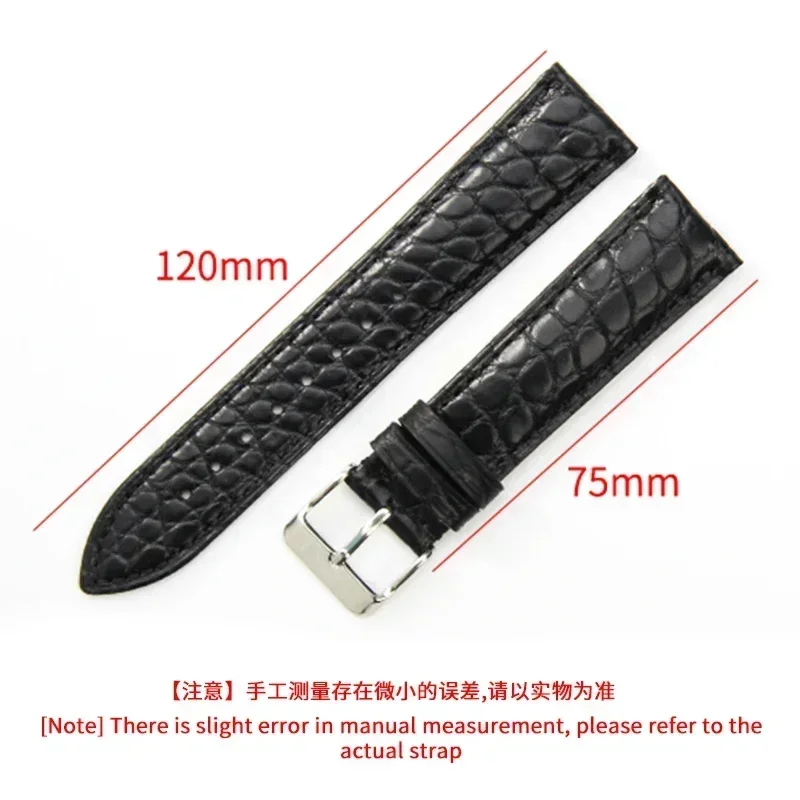 Genuine Crocodile Watchbands for Longines Omega Cartier Mido Daniel Wellington Waterproof Durable Strap 14 16 17 18 19 20 22mm