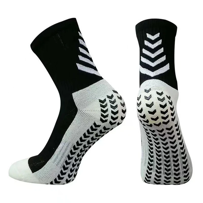 

1 Pairs New Men Women Soft Breathable Anti-slip Football Socks Running Soccer Basketball Cycling Sports Grip Socks