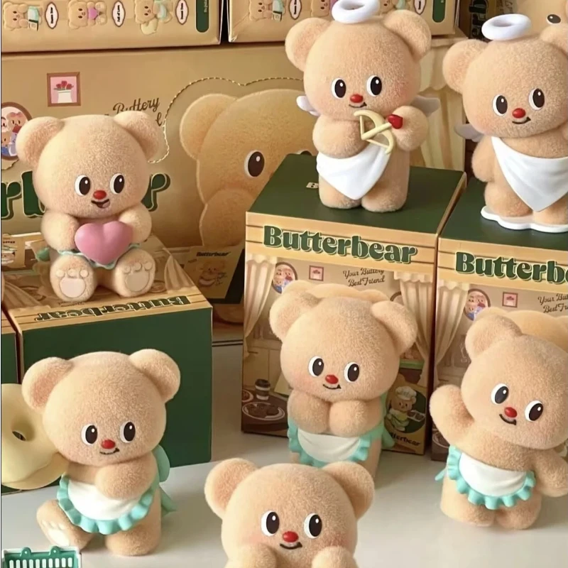 

Funism Butterbear Blind Box Fluffy Plush Doll Daily Operation Series 1:36 Secret Edition Gift For Girls Female Friends
