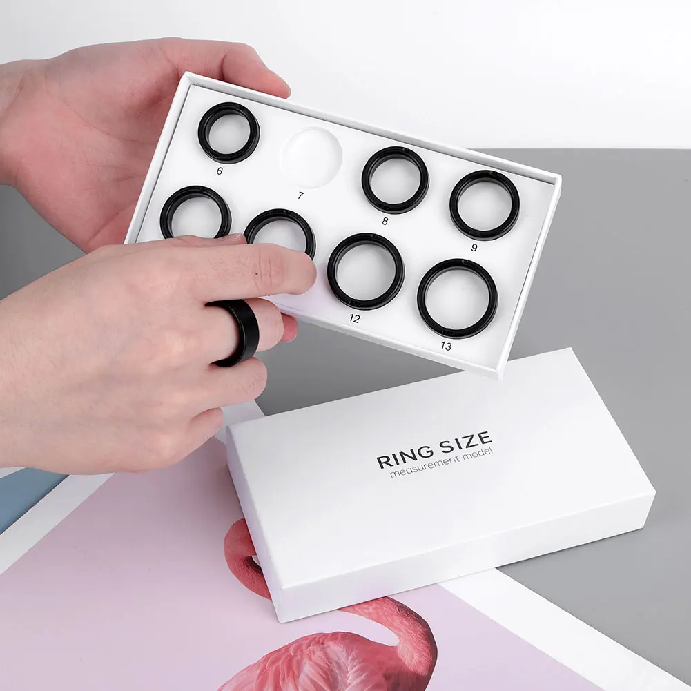 Smart Ring Sizing Kit Ring Measurement Tool Size Before You Buy The Smart Ring Includes 8 Sample Ring Sizes 6 To 13