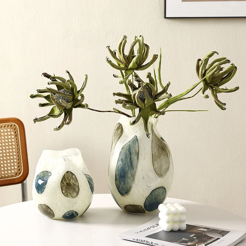 Glass Vase Advanced Handmade В Скандинавском Стиле تحف كبيره للمنزل Floreros Altos Room Decor Vases Decoration Home 2026