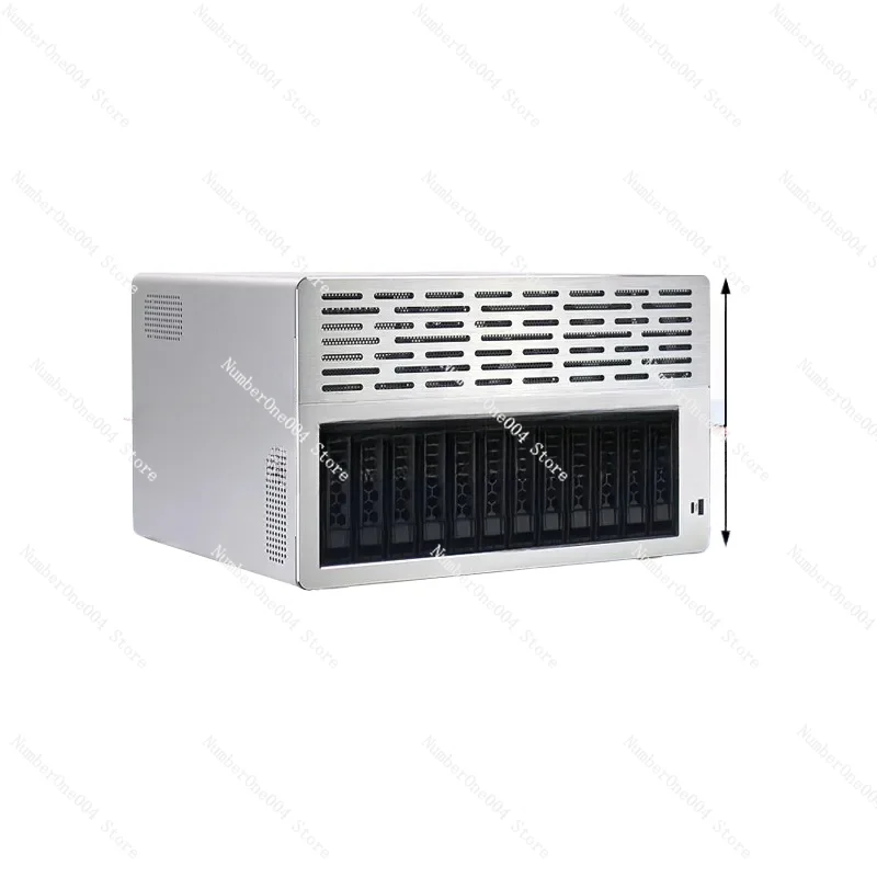 

12-disk Server Hot-swappable Chassis Supports ATX Motherboard Network Data Storage Industrial Control Devices