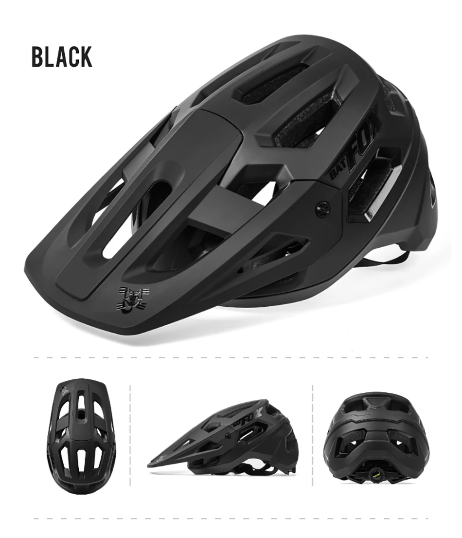 BATFOX Fahrradhelm für Herren und Damen Hochwertiger Integral-geformter Radsport-MTB-Fahrradhelm Straßen- und Mountainbike-Helme Casco Bicicleta – Detail 39