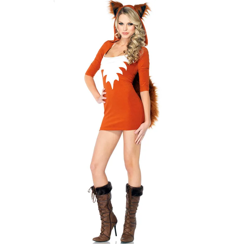 

Adults Fox Cosplay Costume Women Lady Animal Costumes Halloween Carnival Party Fancy Dress Decoration Christmas