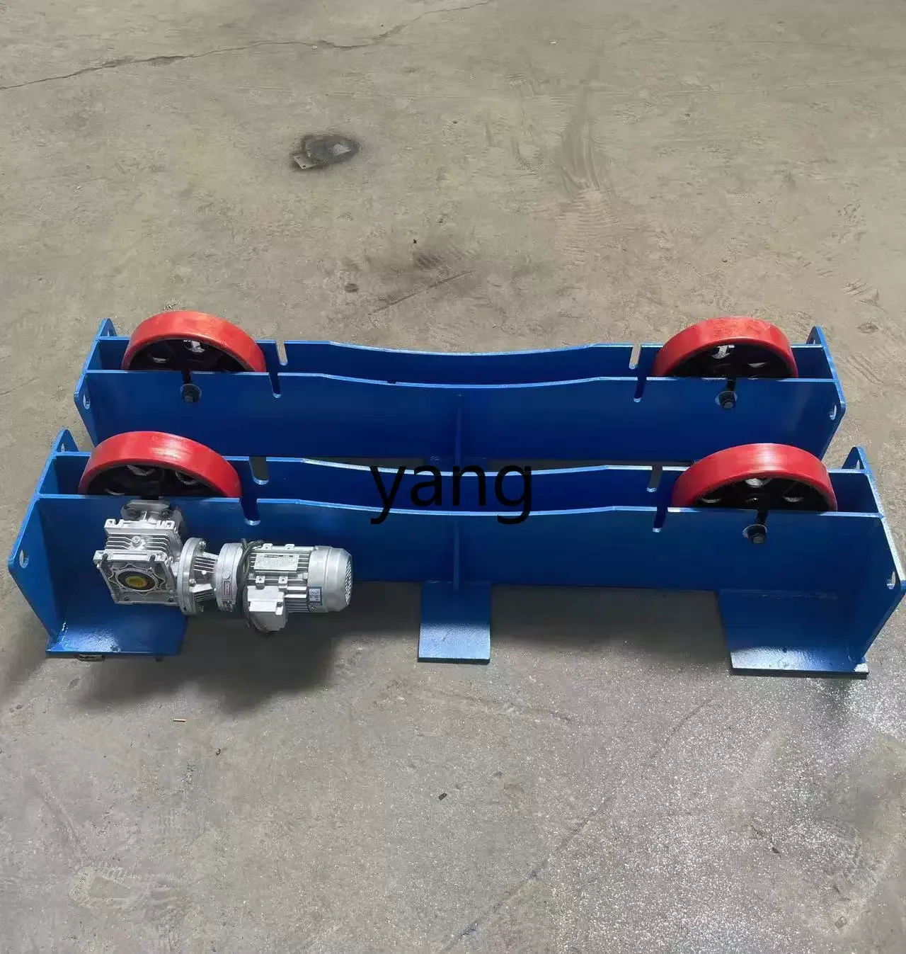 lm1 Self-debugging Welding Roller Frame Screw Adjustable Automatic Pipe Long Axis Electric Roller Frame