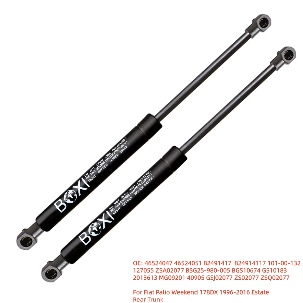 

BOXI 2 шт. задних амортизаторов багажника 46524047 46524051 для Fiat Palio Weekend 178DX 1996 - 2016, упоры для подъема багажника
