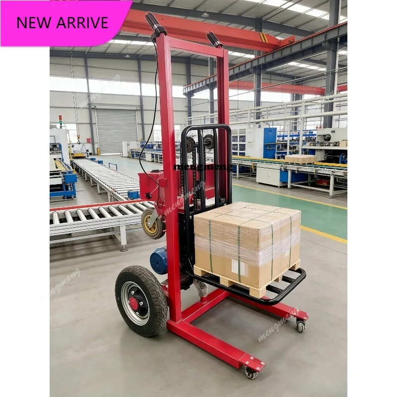 

M138 New All-electric Mini Electric Lifting Pallet Truck Stacker Large-wheel Hydraulic Forklift Handcart