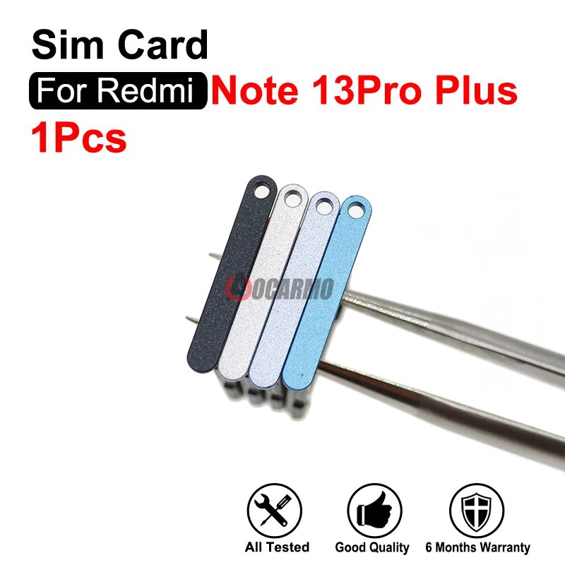For Redmi Note 13Pro Plus Note13 Pro+ Sim Card Sim Tray Holder Slot Replacement Parts