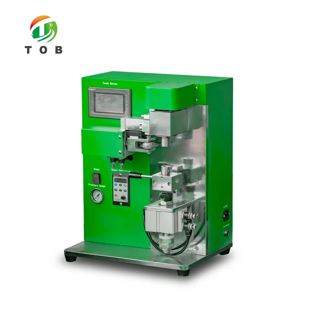 TOB Best Selling Lithium Ion Battery Grooving Machine for Cylinder Cell and Supercapacitor
