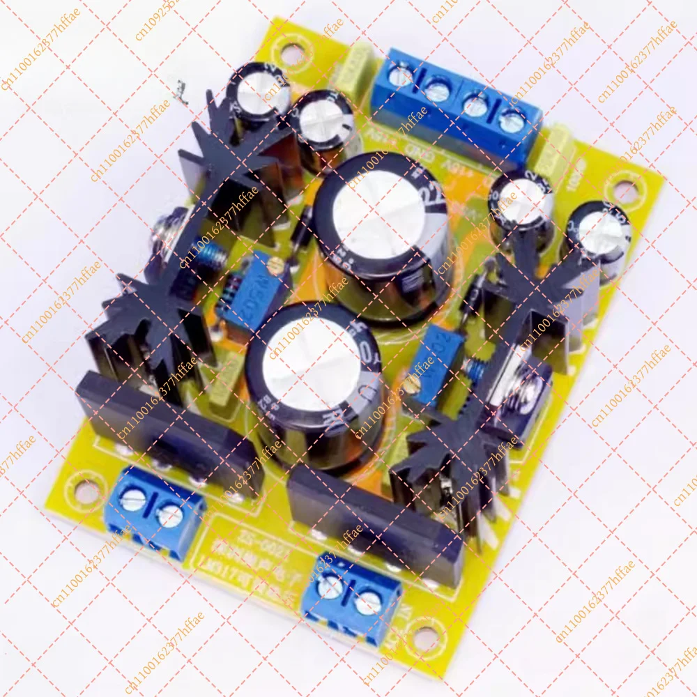 JY LM317 DC Adjustable Stabilized Power Supply Board Dual Channel Stabilized Power Supply ACDC Positive and Negative Adjustable
