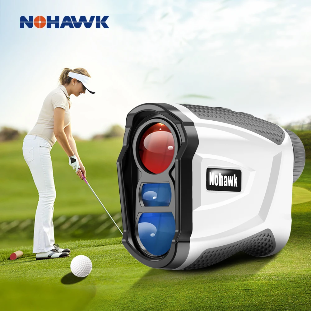 

Nohawk Golf Rangefinder with Distance/Angle/Speed/Scan Multi-Functional Laser Range Finder with Magnet for Golfing and Hunting