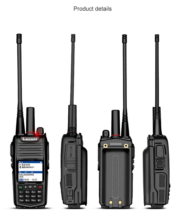 2W Walkie Talkie Long Range 5000km Pair Walkie Talkie 4G LTE UHF 400-470MHZ Analog And Two Way Radio Tetocom