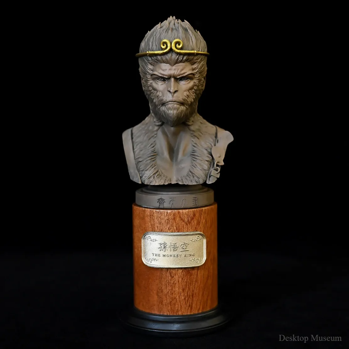 Monkey King Bust 175mm Handmade Resin Statue Journey to the West Decor