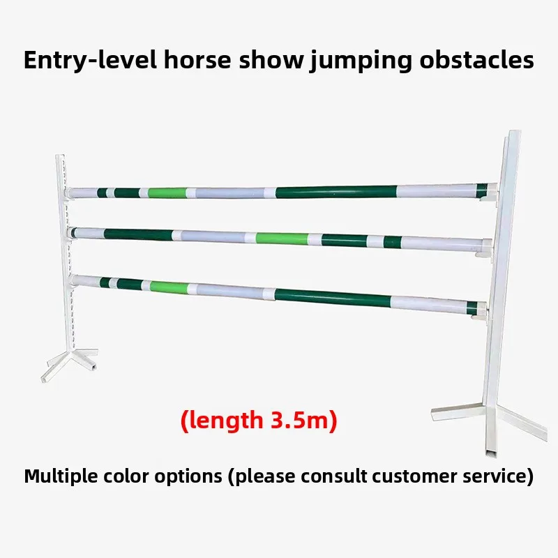 Equestrian Obstacle Rack Obstacle Fence Jumping Obstacle Fence (including Side Pillars, Pillars, Red and White Flags)