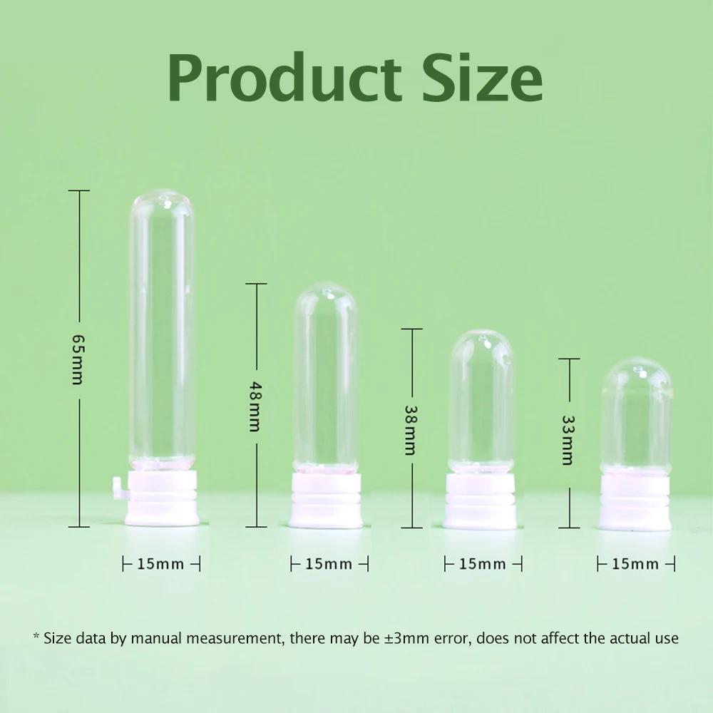 Bouteilles d'échantillon bouteilles d'huile essentielle en verre récipients cosmétiques Mini flacons en verre pour aromathérapie soins personnels soins de la peau