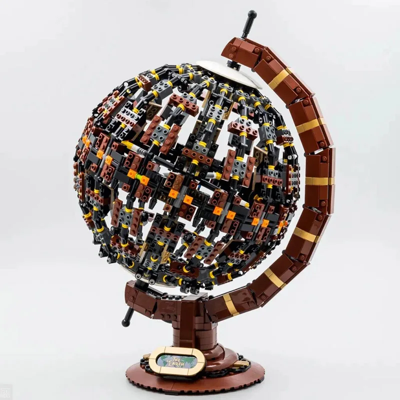 Nieuw Product 2585 STKS Creatieve Globe Kaart Model 21332 Bouwsteen Technologie MOC gebouw creatieve montage kinderen speelgoed geboorte