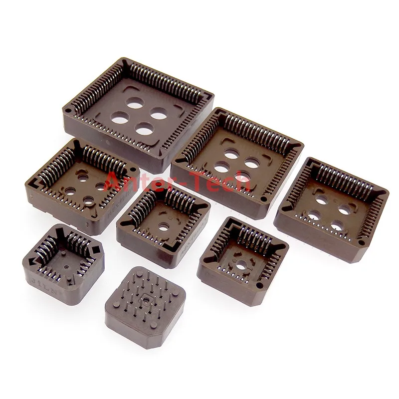 5pcs/lot PLCC IC socket PLCC32 PLCC44 PLCC68 PLCC84 SMD DIP PLCC Socket adapter In Stock PLCC20 PLCC28 PLCC-32 PLCC-44 PLCC-32P