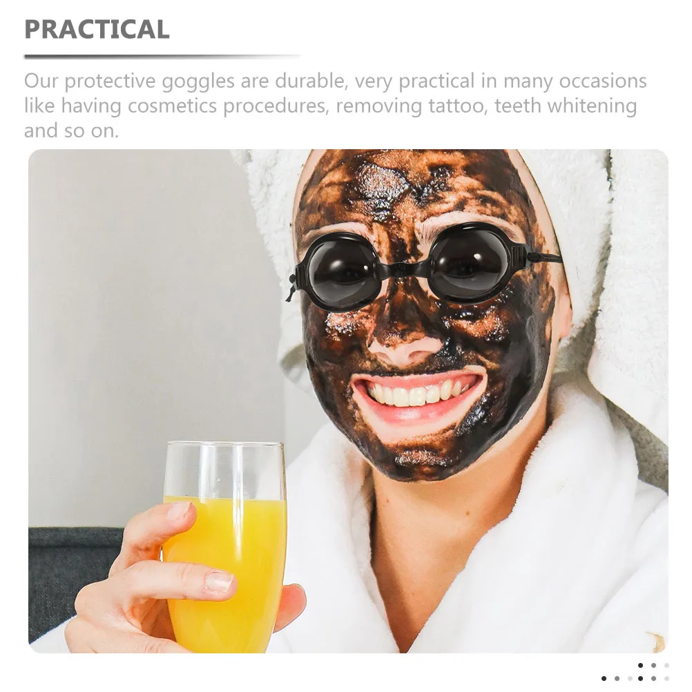 

2Pcs Tanning Goggles for Tanning Beds Protective Eyewear Safety Goggles Lightweight Comfortable Fit for Intense Pulsed Light