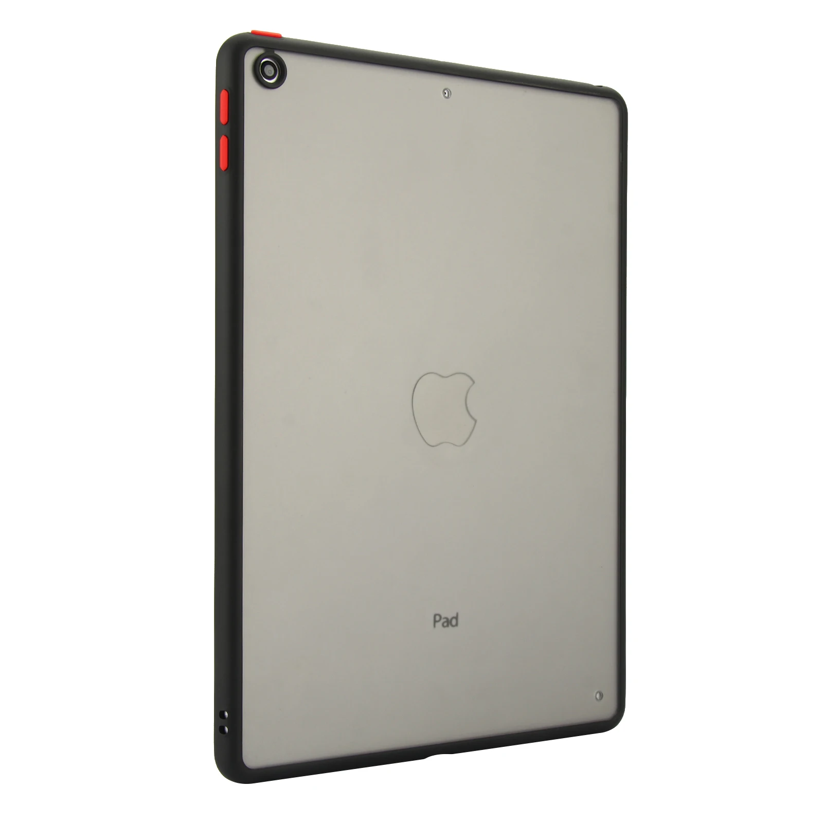 Tablet Case For iPad 10.2 (2021)  /  (2020)  /  (2019) Skin Touch Matte Acrylic TPU Shockproof Cover - Black