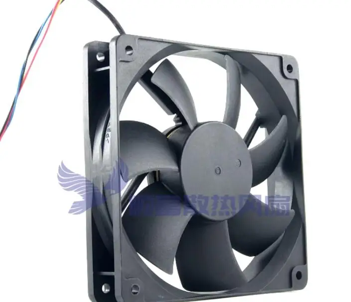 ADA AD1212UB-A73GL DC 12V 0.50A 120x120x25mm 4-Wire Server Cooling Fan