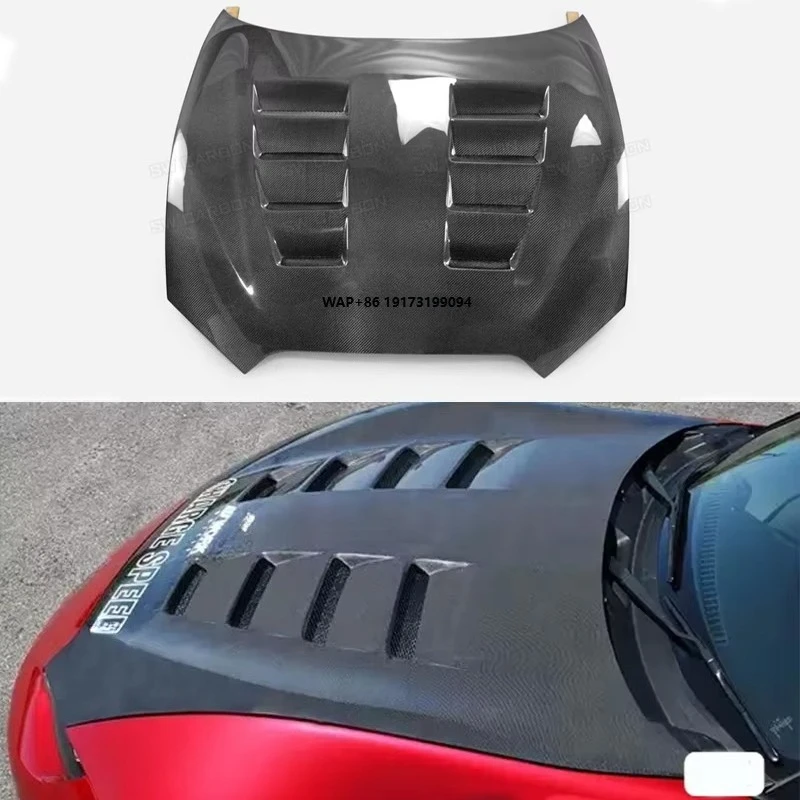 

Carbon Fiber Hood With Air Vents for MX5 Carbon Front Engine Valve Cover Auto Parts