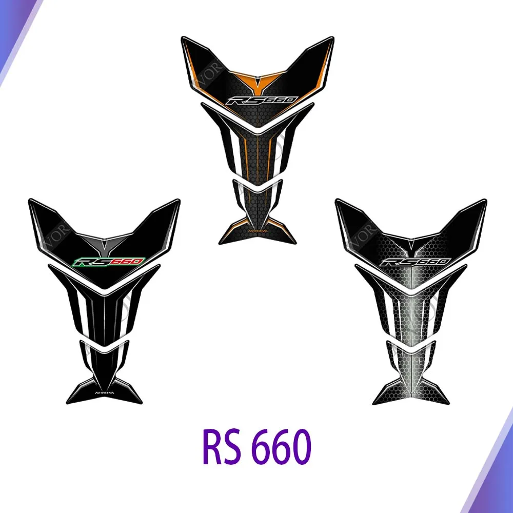 

For Aprilia RS660 RS 660 Motorcycle Fairing Fender Stickers Decals Gas Fuel Oil Kit Knee Fish Bone Tank Pad TankPad Protector