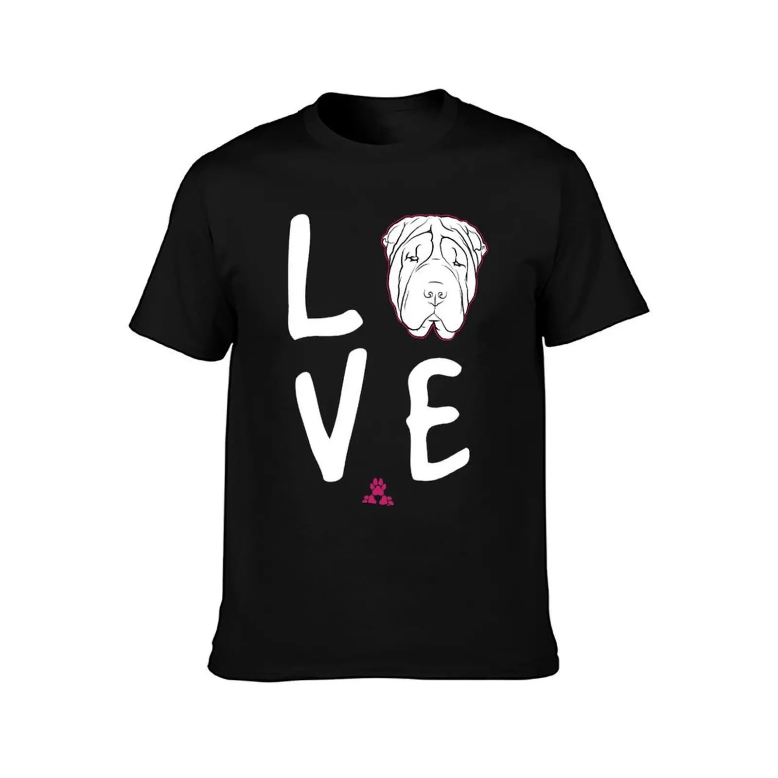 SHAR PEI Love T-Shirt designer shirts sublime customizeds shirts men graphic