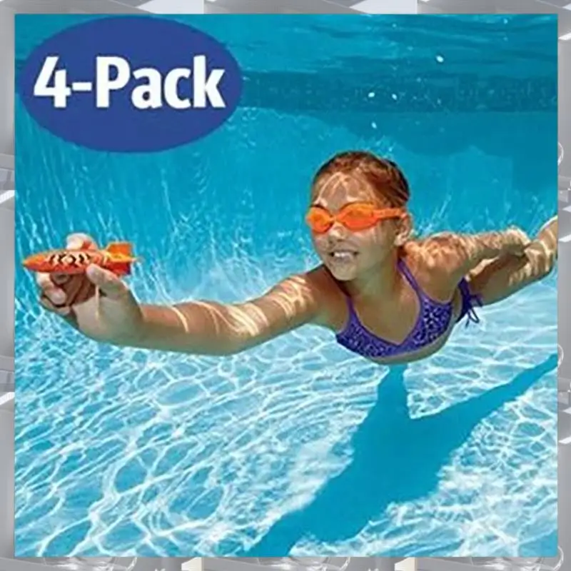 A84F-8 PCS Kinder Schwimmen Hai Form Tauchen Wasser Spiel Spiel Tauchen Pool Glide Shark Werfen Torpedo