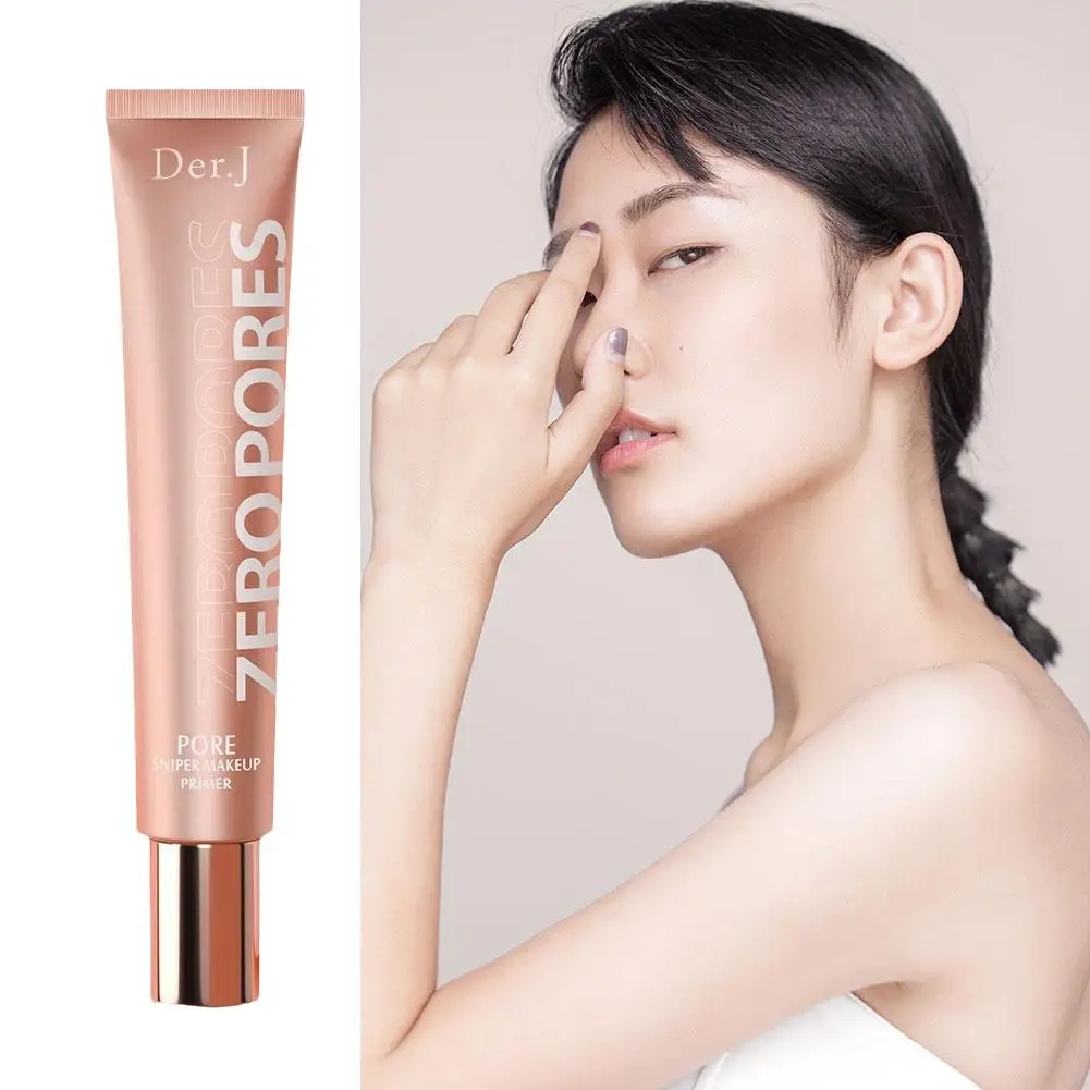 Poreless Primer Invisible Pore Concealer Feuchtigkeitsspendende Gesichtsbasis Ölkontroll-Make-up-Grundierung für glatte, makellose Haut, matt, 1/2/3 Stück