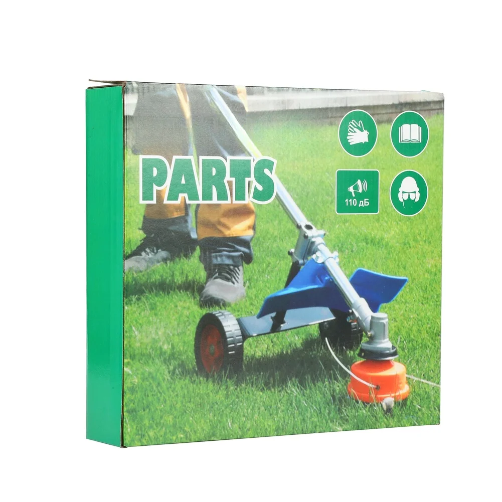 Side Mounted Bracket to Install Lawn Mower Support Wheel on 26mm or 28mm Axles with Adjustable Height Capability