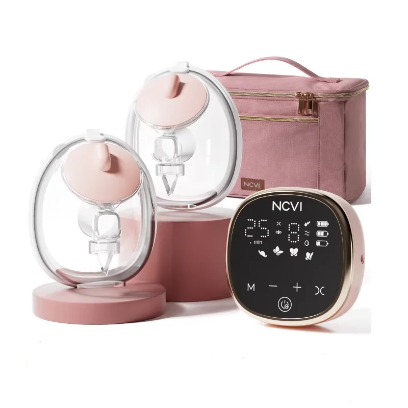 Tire-lait électrique NCVI, avec tasses portables, 4 modes, 9 niveaux, silencieux et rechargeable pou