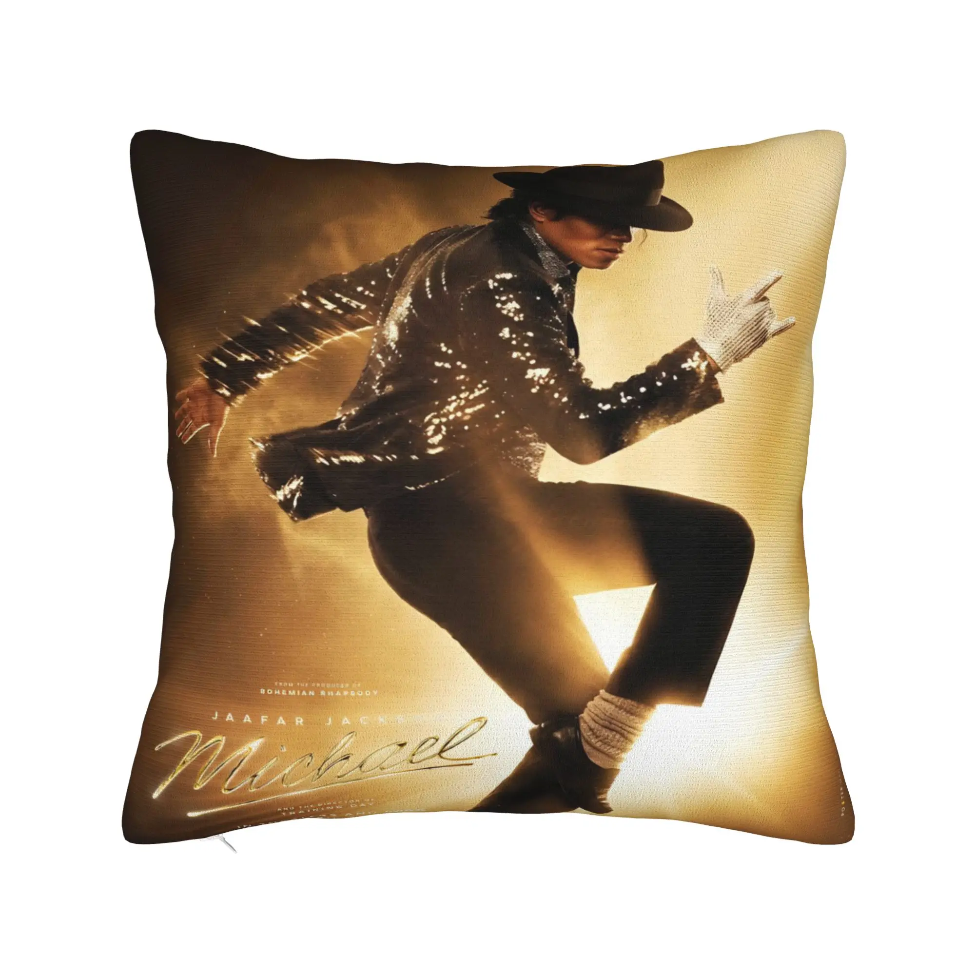 Decorative Pillowcase Singer Michael Jacksons MJ Tour 2026 Merchandise Home  Throw Pillow Case Cover Square Multiple Sizes