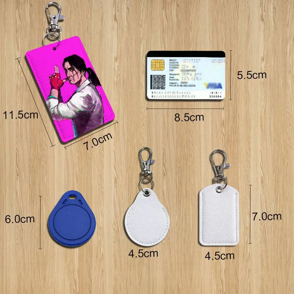 The Son Jacket  Biker Hotline Miami Card Holder Keychain Key Ring Door Lock Access Protective Case For Security Gift