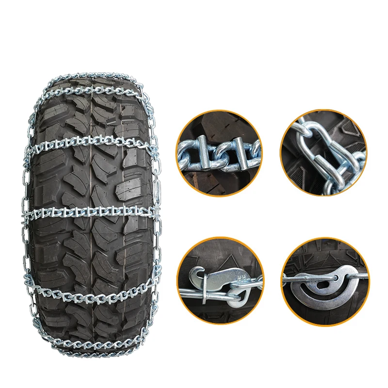 BOHU High Quality Car Tractor Truck Tractor Snow Chain Wheel Snow Anti-slip Tire Chain