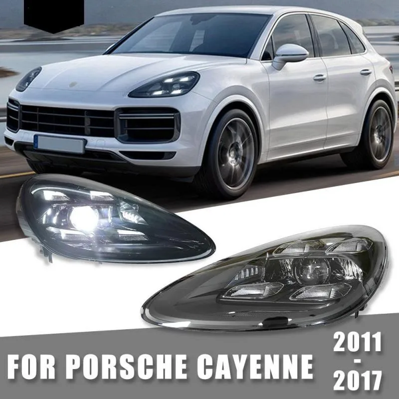 

For Porsche Cayenne 2011-2018 High Quality LED Headlights 958.1 958.2 Upgrade 9Y0 Front Head Light Plug and Play Car Lamp