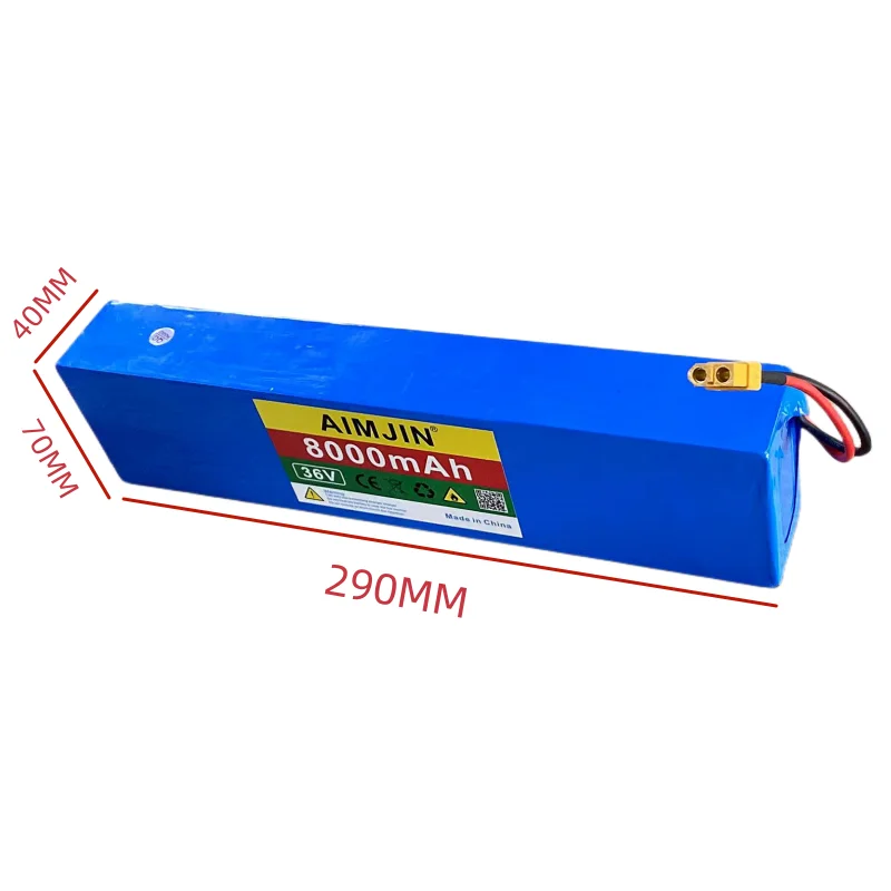 Imagem -02 - Bloco Elétrico da Bateria do Trotinette Placa de Bms 36v 18650 8000mah para Kugoo s2 s3 s4