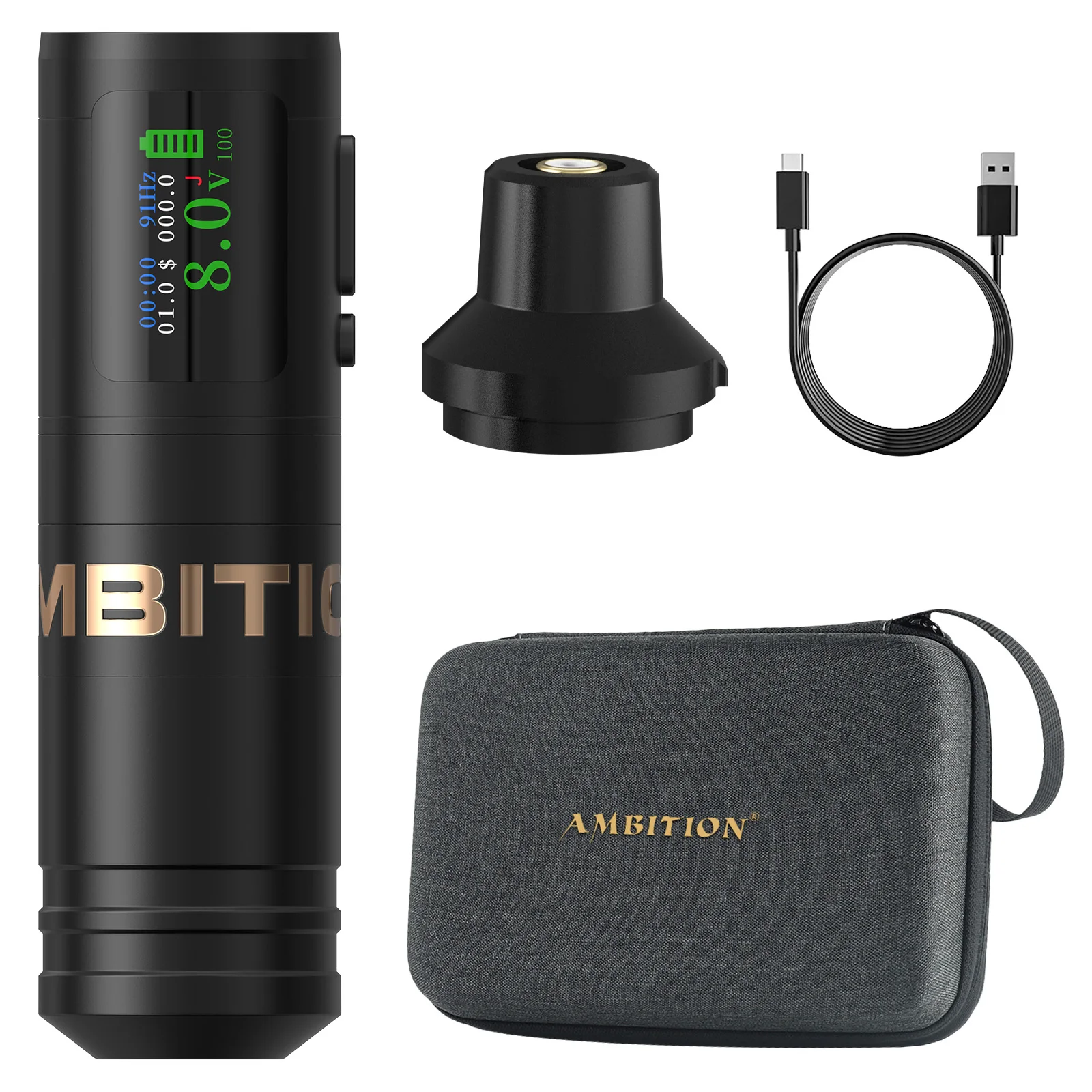 Ambition Ninja Ultra 2024 Wireless Tattoo Machine Pen Latest