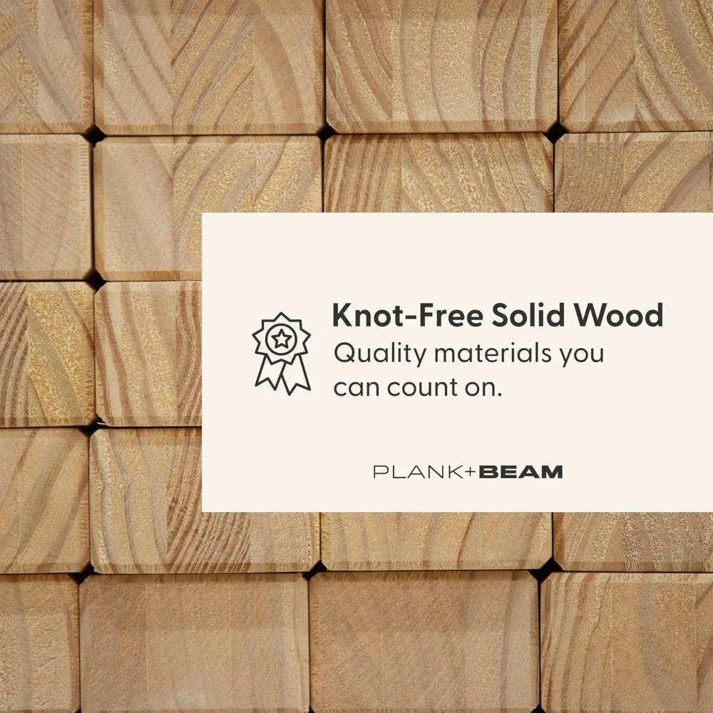 طاولة كونسول من الخشب الصلب بلانك + شعاع، 46.25 بوصة، طاولة أريكة، طاولة مدخل ضيقة للممر، خلف الأريكة، غرفة المعيشة، F